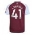 Maillot de foot Aston Villa Jacob Ramsey #41 Domicile vêtements 2024-25 Manches Courtes